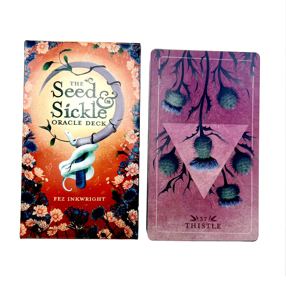 The Seed Sickle Oracle Deck A  - Tarot Deck With Guidebook review and price