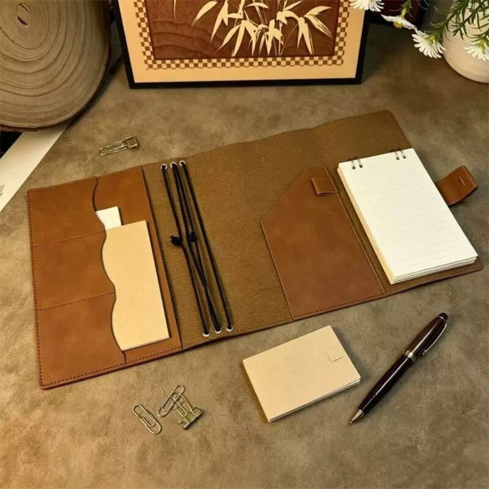 Refillable Notebook Organizer  - Vintage Leather Journal Notebook review and price