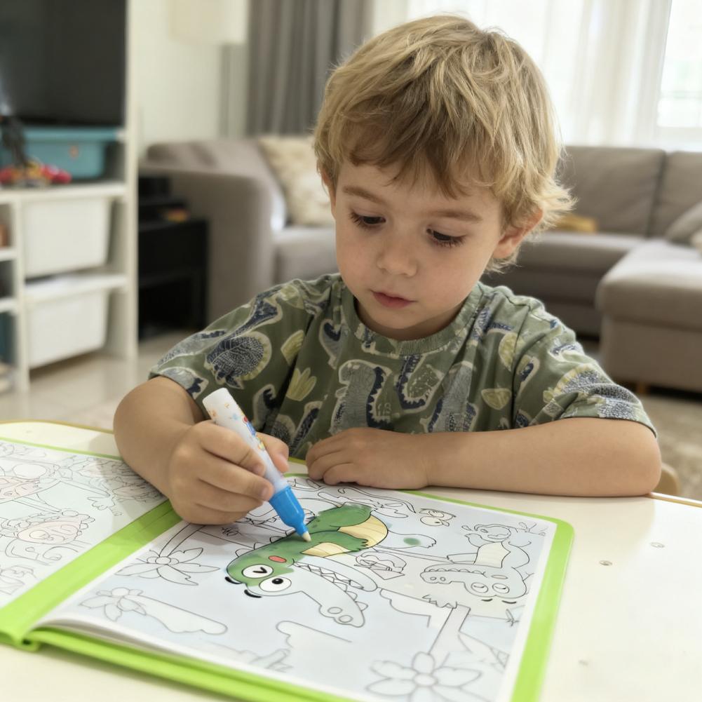 Magic Water Drawing Book DIY D - Reusable Water Magic Coloring Book review and price