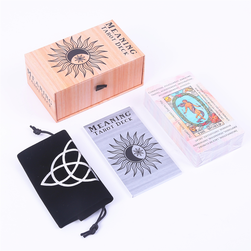 12*7cm Meaning Tarot Deck In S - Tarot Deck With Guidebook review and price