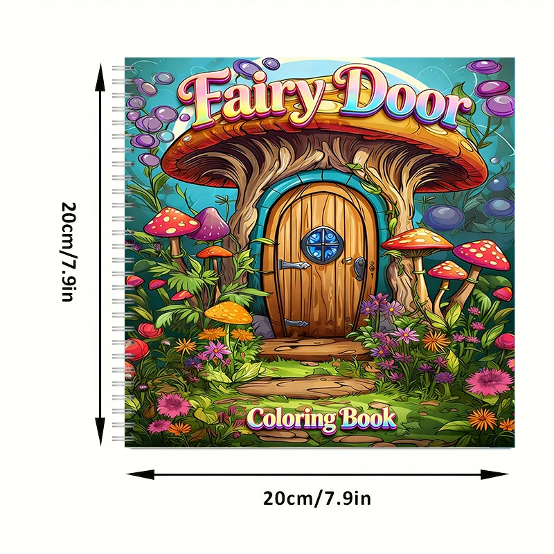 Coloring Book Fairy Door for A - Adult Coloring Book Stress Relief review and price