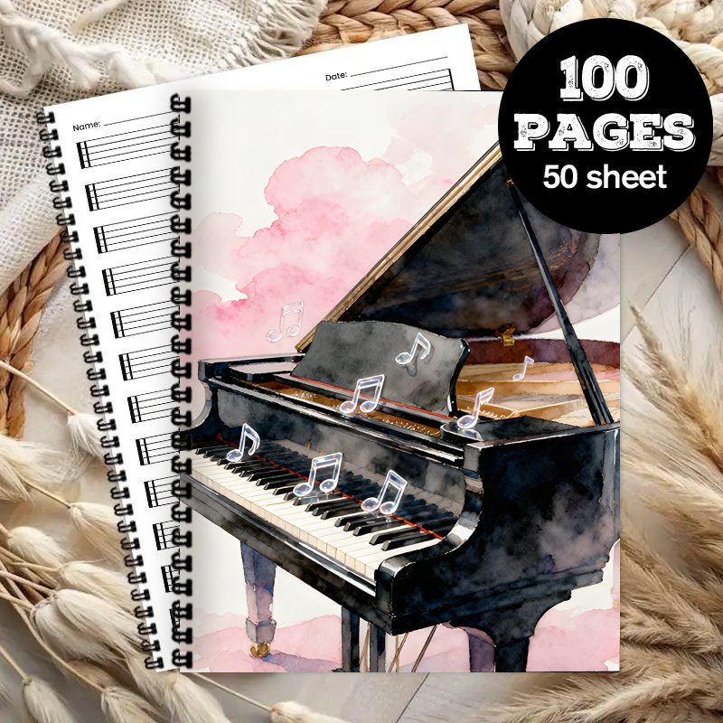 A4 Size, Music Notebook,Multi- - Blank Sheet Music Notebook review and price